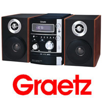 מערכת מיקרו סטריאו MP3 של GRAETZ דגם CD1135