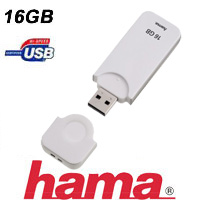 זיכרון נייד בנפח ענק 16GB עם 10 שנות אחריות HAMA
