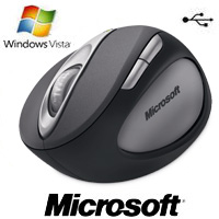 עכבר לייזר אלחוטי ארגונומי Microsoft Natura 6000