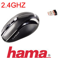 עכבר לייזר אלחוטי בטווח מוגדל עד 8 מטר HAMA