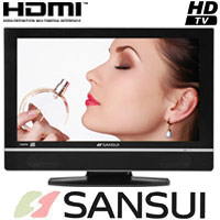 טלוויזיה 26 אינץ' LCD רזולוציה SANSUI 768X1366