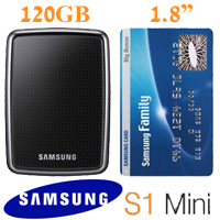 דיסק קשיח נייד "1.8 בנפח SAMSUNG 120GB
