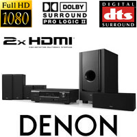 מערכת קולנוע ביתי מושלמת 5.1 ערוצים Denon+מתנה