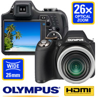מצלמה דיגיטלית עדשה רחבה OLYMPUS SP-590 UZ