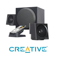 רמקולים 2.1 עם עריסה מובנת לנגני CREATIVE MP3