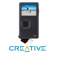 מצלמת כיס קטנה, בעיצוב ייחודי CREATIVE VADO HD