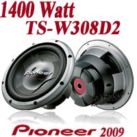 סאבוופר``12 בהספק של 1400w מסדרת Pioneer 2009