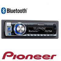 רדיו דיסק MP3 עם BLUETOOTH מובנה PIONEER מתצוגה
