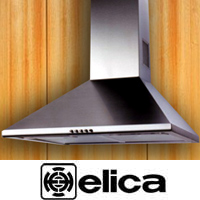 קולט אדים ארובה בגימור נירוסטה ELICA