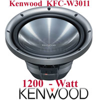 סאבוופר לרכב בהספק KENWOOD 1200W