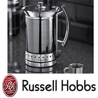 קומקום מעצבים זכוכית שחור Russell Hobbs 3000W