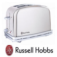 מצנם נירוסטה מוברשת ל- 2 פרוסות RUSSELL HOBBS