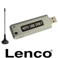 מקלט DVB-T USB דיגיטלי כולל הקלטה בזמן אמת LENCO