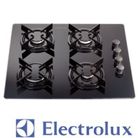 כיריים גז 4 להבות בגימור זכוכית Electrolux