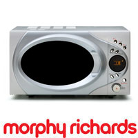 מיקרוגל משולב גריל 23 ליטר כסוף MORPHY RICHARDS