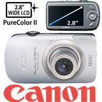 מצלמה דיגטלית 12 מגה, Canon SD960+תיק ו-4GB