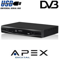 ממיר דיגיטלי DVB לקליטת ערוצי הטלויזיה APEX