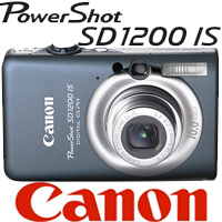 מצלמה דיגיטלית 10 מגה Canon SD1200 מחודשת+מתנות