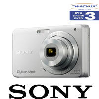 מצלמה דיגיטלית 10 מגה SONY DSC-W180 +כרטיס 2GB