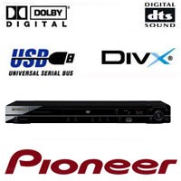 נגן DVD קורא DIVX עם PIONEER USB דגם DV320