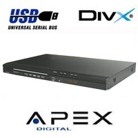 נגן DVD קורא DivX עם כניסת APEX USB דגם DVX-861