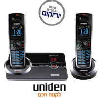 מערכת אלחוטית,תפריט בעברית Uniden Papyrus 3180-2