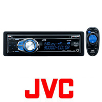 רדיו דיסק MP3 כולל שלט וכניסת AUX קדמית JVC