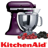 מיקסר מקצועי עם קערת נירוסטה KitchenAid +הטבה