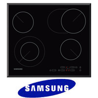 כיריים קרמיות 4 להבות בגימור שחור Samsung