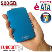 דיסק קשיח חיצוני "2.5 בנפח FUJICOM 500GB +מתנה