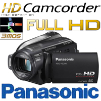 מצלמת וידאו Panasonic HS200 80GB FULL HD+מתנות