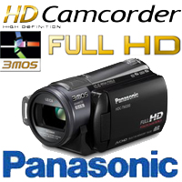 מצלמת וידאו HD מסך מגע Panasonic HDC-TM200+מתנות