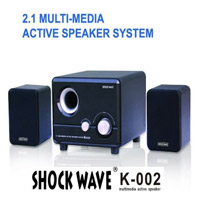רמקולים למחשב מהודרים SHOCKWAVE 2.1