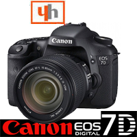 מצלמת SLR מקצועית 18 מגה Canon EOS 7D body