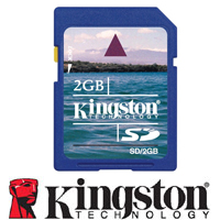 כרטיס זיכרון SDHC למצלמות KINGSTON 2GB