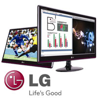 מסך מחשב "Full-HD 23 בתאורת LED דגם: LG E2350T