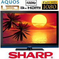 טלוויזיה "52 SHARP LED Full HD  דגם LC-52LE705E