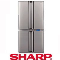 מקרר 4 דלתות 648 ליטר SHARP דגם SJ-5506X