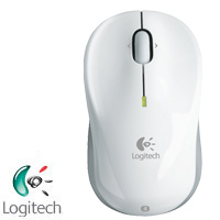עכבר לייזר אלחוטי Logitech V470 White