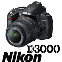 מצלמת רפלקס 10.2 מגה Nikon D3000 BODY SLR מחודשת