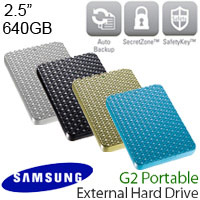 דיסק קשיח נייד "2.5 בנפח SAMSUNG 640GB