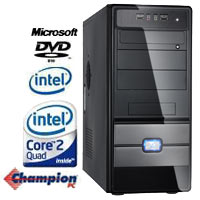 מערכת מחשב 4 ליבות Intel®Core 2 Quad Q8300 750GB
