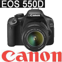 מצלמת רפלקס דיגיטלית Canon 550D + עדשה 18-55מ"מ