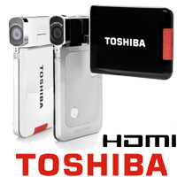מצלמת וידאו מבוססת Flash צילום TOSHIBA S20 HD