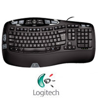 מקלדת חוטית למחשב Logitech Wave