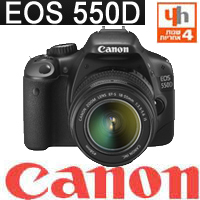 מצלמת רפלקס דיגיטלית Canon 550D + עדשה 18-55מ"מ