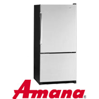 מקרר 626 ליטר תא תחתון גימור נירוסטה AMANA +מתנה