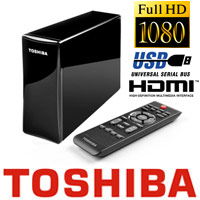 נגן מדיה(סטרימר) TOSHIBA STOR.E TV 1000GB