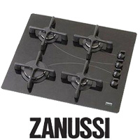 כיריים זכוכית מחוסמת 4 להבות גז  ZANUSSI