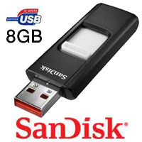 זכרון נייד בנפח SANDISK Cruzer 8GB